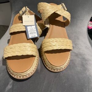 New platform sandals